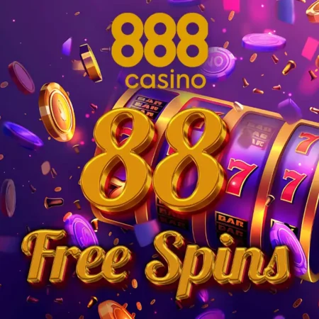 888 Casino No Deposit Bonus: 88 Free Spins!