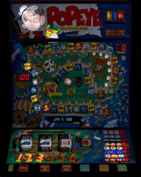 Popeye fruit machine