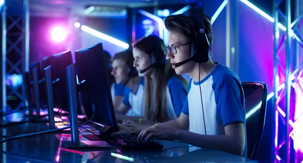 e sports team of players 1