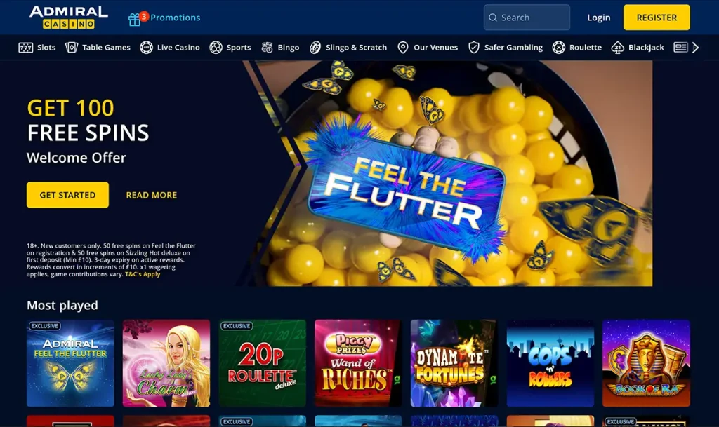 admiral casino homepage 1
