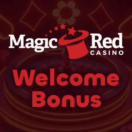 Magic Red Casino Welcome Bonus: 100% Deposit Match up to £100