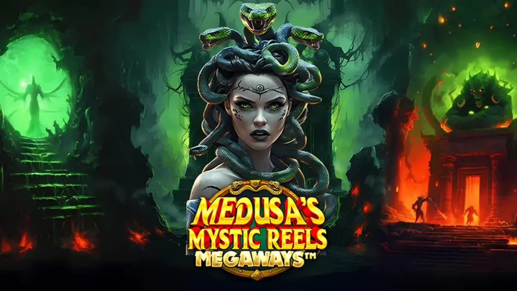 Medusa’s Mystic Reels Megaways intro screen
