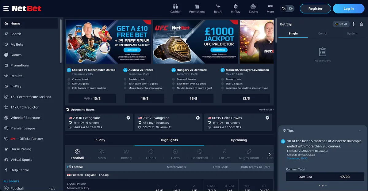 Netbet casino login