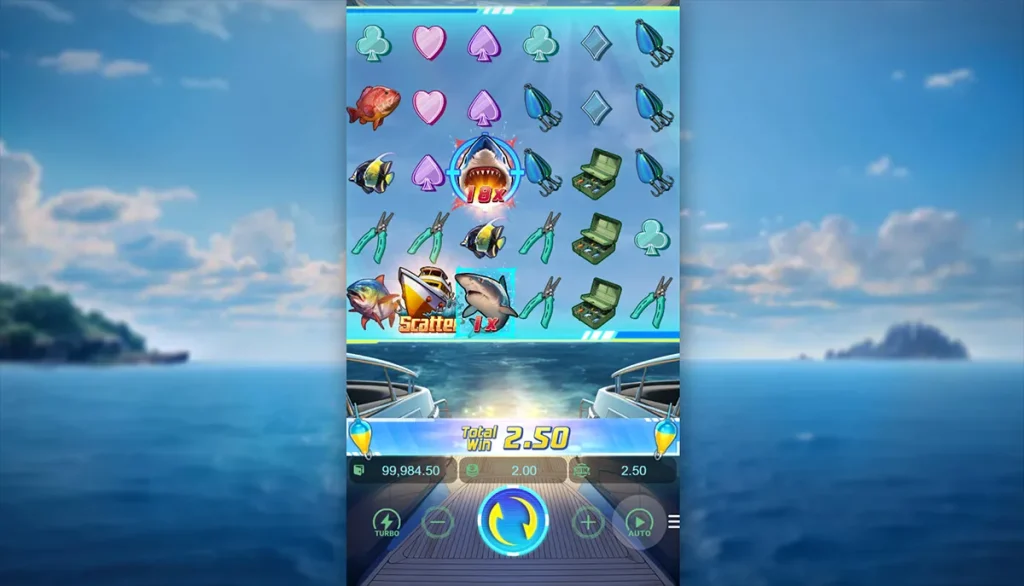 pg soft shark bounty mega shark mulitplier 2