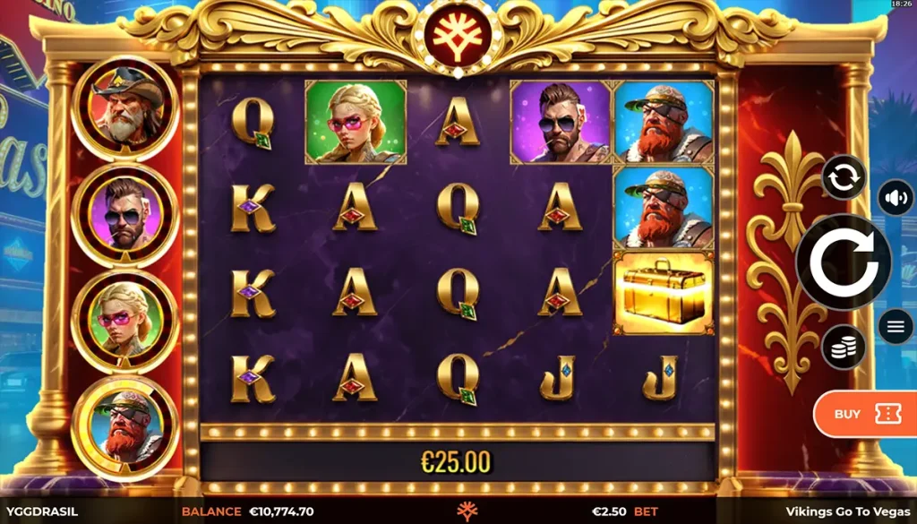viking go to vegas gold chest feature 1